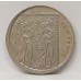 GREAT BRITAIN UK 2008 . TEN 10 PENCE COIN . ERROR . APPROX 10% OFF CENTRE MIS-STRIKE